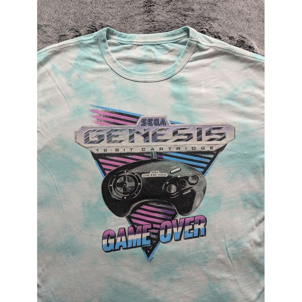 Sega Genesis Short Sleeve T Shirt Men's Size Small Green - Picture 2 of 10